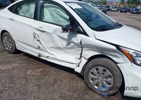 2017 Hyundai Accent Se z USA, uszkodzony, nr VIN KMHCT4AE0HU333997